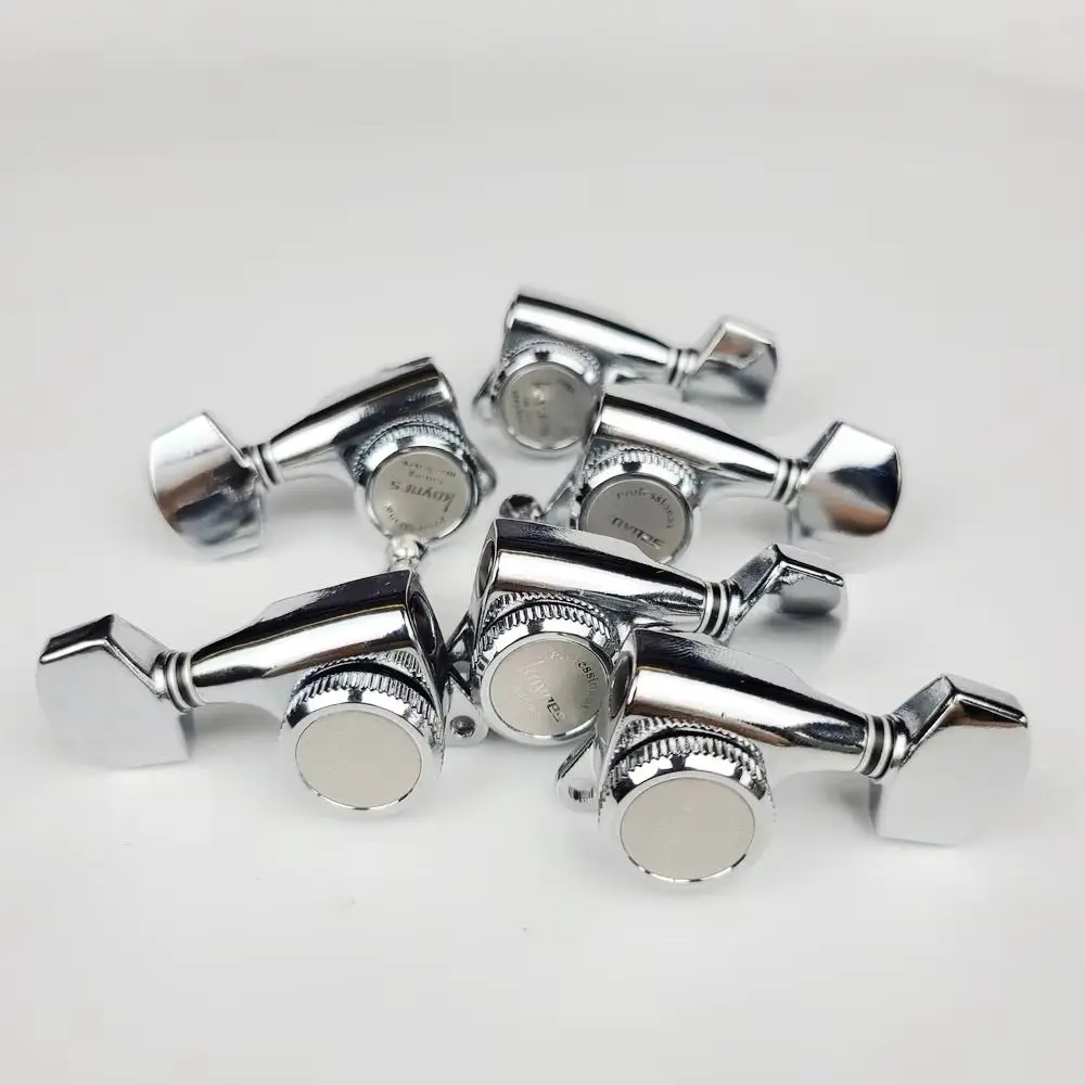 6PCS/Set Professional Chrome Guitar Locking Tuners Lock String Silver/Gold/Black Guitar Tuning Pegs Lock String Tuning Pegs 6PCS/Set Professional Chrome Guitar Locking Tuners Lock String Silver/Gold/Black Guitar Tuning Pegs Lock String Tuning Pegs