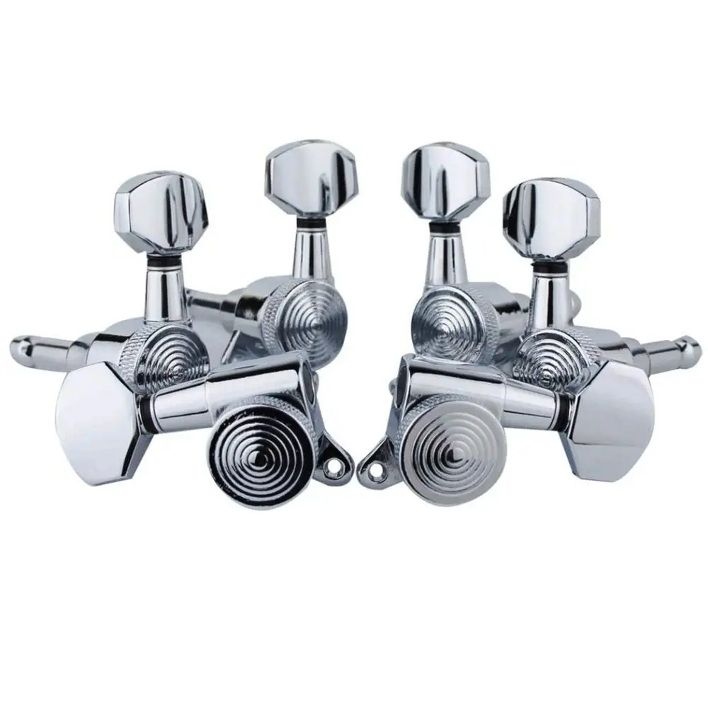 6PCS/Set Professional Chrome Guitar Locking Tuners Lock String Silver/Gold/Black Guitar Tuning Pegs Lock String Tuning Pegs 6PCS/Set Professional Chrome Guitar Locking Tuners Lock String Silver/Gold/Black Guitar Tuning Pegs Lock String Tuning Pegs