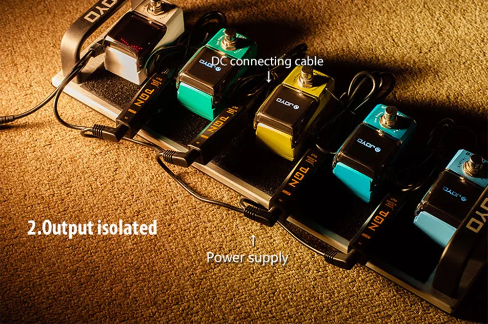 JOYO JP-06 ZGP Guitar Pedal Power Noise Blocker Support DC 9V Max 800mA Output Guitar Power Supply Noise Reducer JOYO JP-06 ZGP Guitar Pedal Power Noise Blocker Support DC 9V Max 800mA Output Guitar Power Supply Noise Reducer