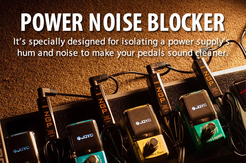 JOYO JP-06 ZGP Guitar Pedal Power Noise Blocker Support DC 9V Max 800mA Output Guitar Power Supply Noise Reducer JOYO JP-06 ZGP Guitar Pedal Power Noise Blocker Support DC 9V Max 800mA Output Guitar Power Supply Noise Reducer