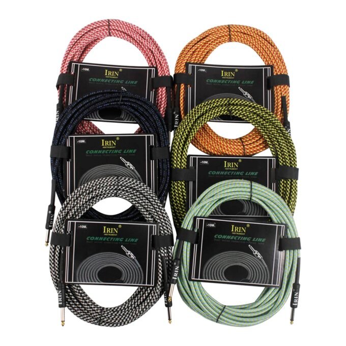 IRIN 3M Guitar Cable Stringed Instrument Accessories No Noise Audio Wire Cord Musical Instrument Parts for Electric Guitar Bass - Image 2
