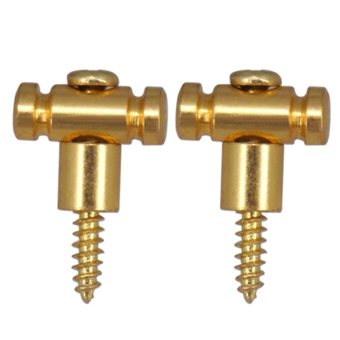 2PCS Guitar String Retainer Guitar String Tree Screw Electric Guitar Accessory for Guitar Silver/Black/Golden String Retainer - Image 2