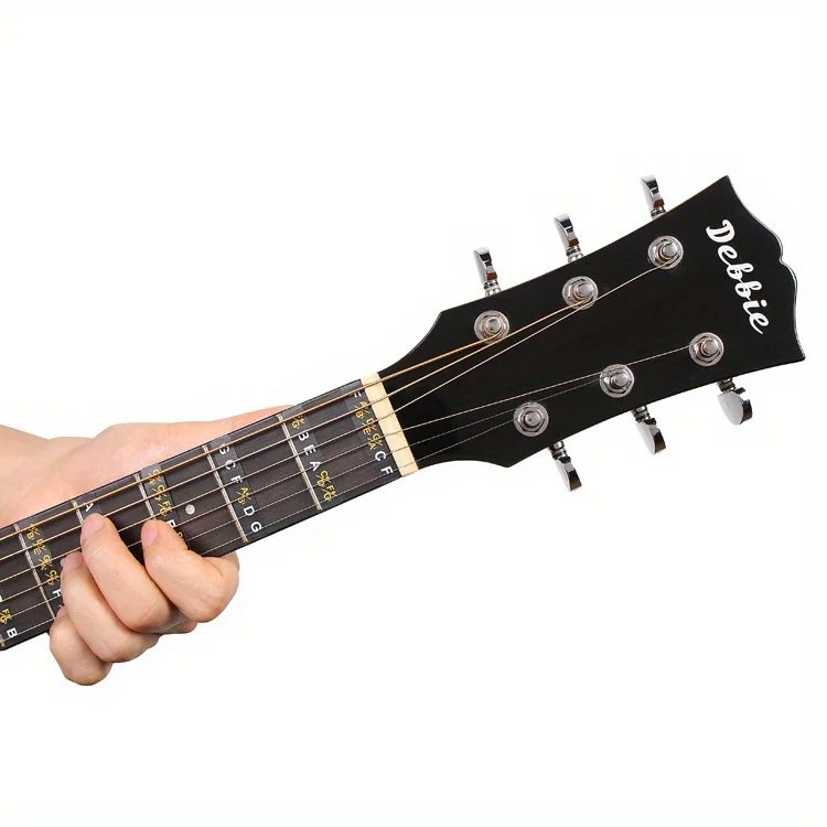 1 Pc Guitar Fretboard Stickers Scale Note Sticker Suitable For Classic Acoustic Electric Guitar 1 Pc Guitar Fretboard Stickers Scale Note Sticker Suitable For Classic Acoustic Electric Guitar
