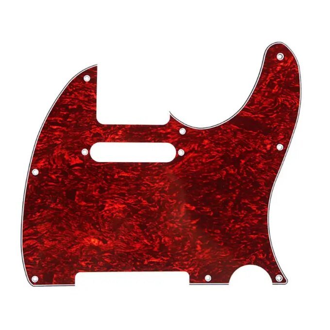 3Ply Aged Pearloid Pickguard Tele Style Guitar Pickguard Aged White Pearl Musical Instrument Guitar Parts Accessories 7 Colors - Image 6