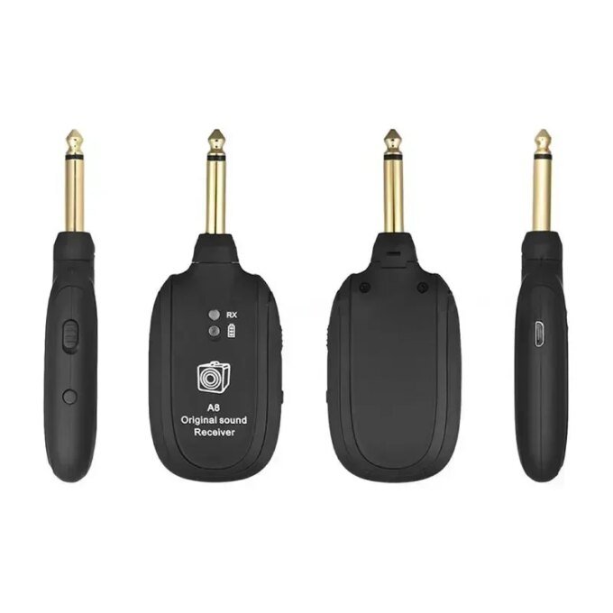 Wireless Guitar System Built in 4 channels Wireless Guitar TransmitterReceiver for Electric Guitar Bass Violin - Image 6