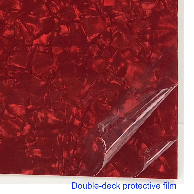 24cmx22cm Custom Quality Acoustic  Guitar Pickguard Celluloid Material Blank Sheet Self Adhesive Scratch Plate