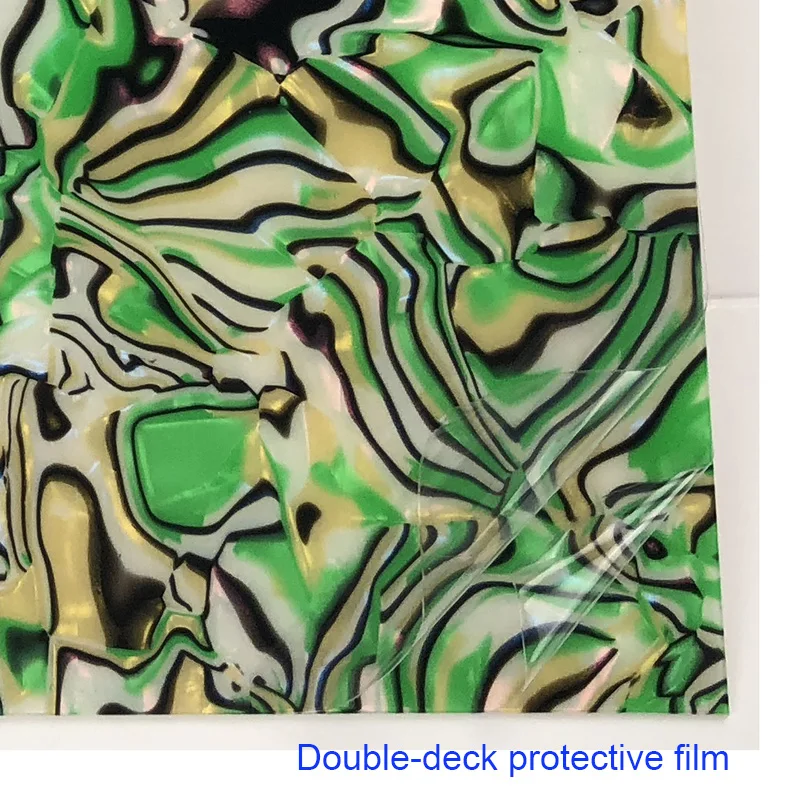 24cmx22cm Custom Quality Acoustic  Guitar Pickguard Celluloid Material Blank Sheet Self Adhesive Scratch Plate