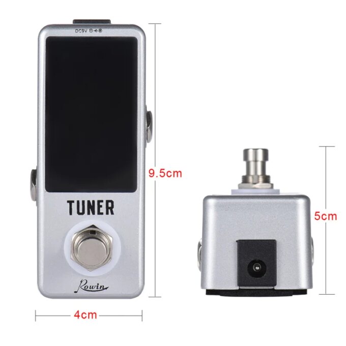 Mini Chromatic Tuner Pedal EffectGuitar Bass Musical Instrumen LED Display True Bypass GuitarTuner for Guitar Bass Accessories - Image 4