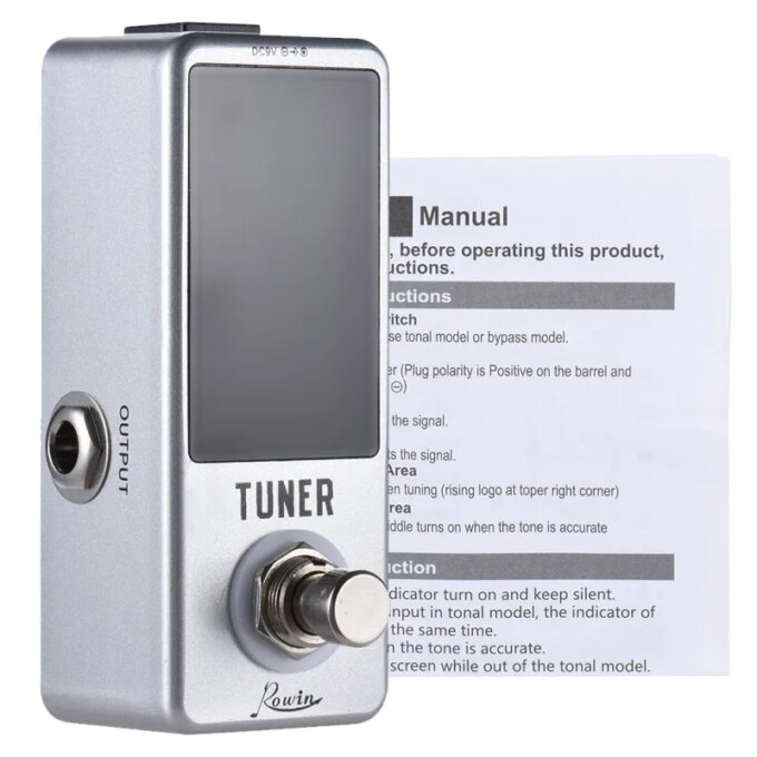 Mini Chromatic Tuner Pedal EffectGuitar Bass Musical Instrumen LED Display True Bypass GuitarTuner for Guitar Bass Accessories - Image 6