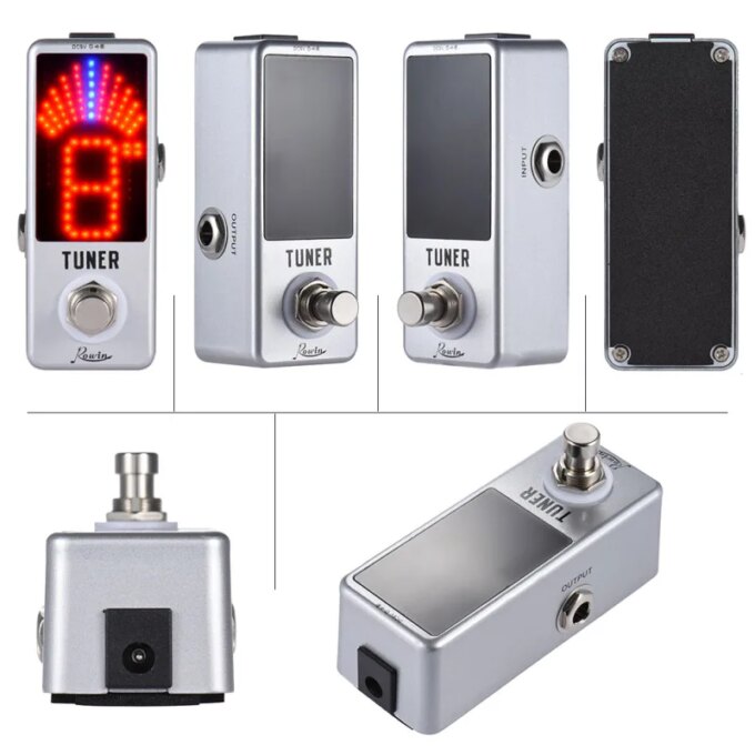 Mini Chromatic Tuner Pedal EffectGuitar Bass Musical Instrumen LED Display True Bypass GuitarTuner for Guitar Bass Accessories - Image 3