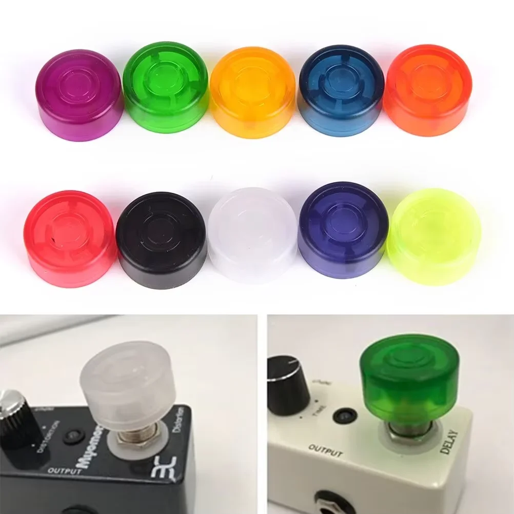 10 Pack Electric Guitar Effects Pedals Multicolor Mooer Candy Covers Footswitch Covers Plastic Bumpers Effect Pedal Caps