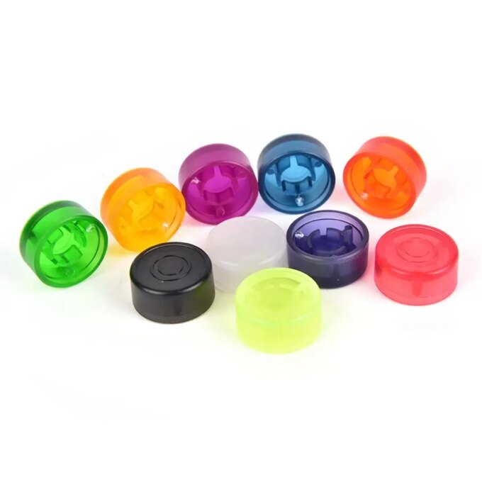 10 Pack Electric Guitar Effects Pedals Multicolor Mooer Candy Covers Footswitch Covers Plastic Bumpers Effect Pedal Caps