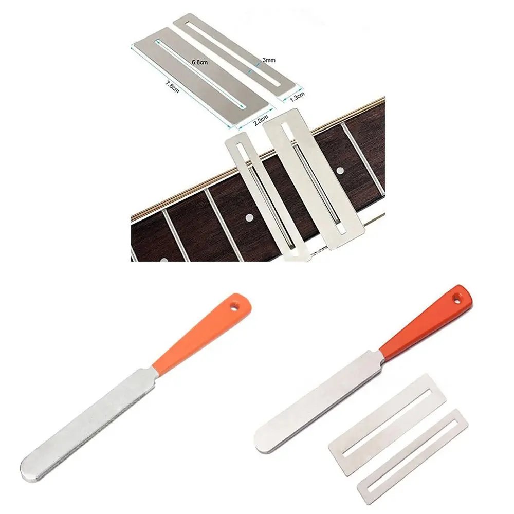 1/2/3pcs Guitar Fret Wire Sanding Stone Protector Kit Finger Plate Radian Polishing DIY Luthier Tool Guitar Bass Parts 1/2/3pcs Guitar Fret Wire Sanding Stone Protector Kit Finger Plate Radian Polishing DIY Luthier Tool Guitar Bass Parts
