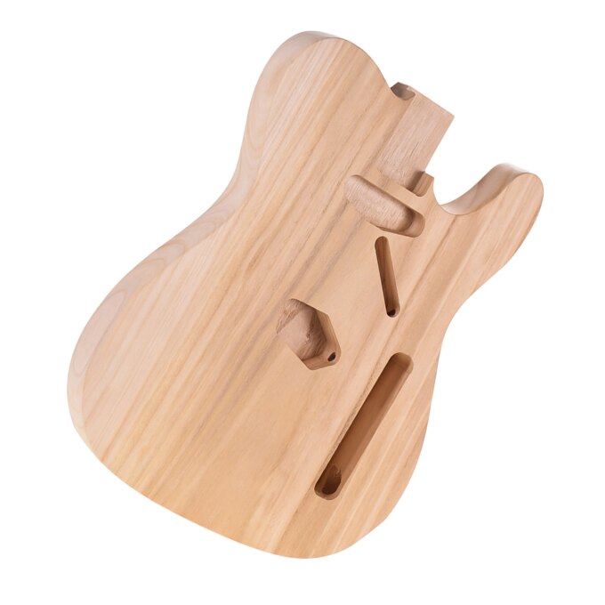 T02 Unfinished Electric Guitar Body Sycamore Wood Blank Guitar Barrel for Electric Guitars DIY Parts