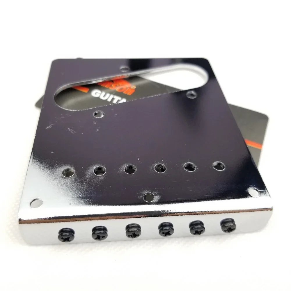 Wilkinson 52.5mm(2-1/16 inch) 6 Saddles Modern TL Bridge for American ST TL Guitar Chrome WOT03 Wilkinson 52.5mm(2-1/16 inch) 6 Saddles Modern TL Bridge for American ST TL Guitar Chrome WOT03