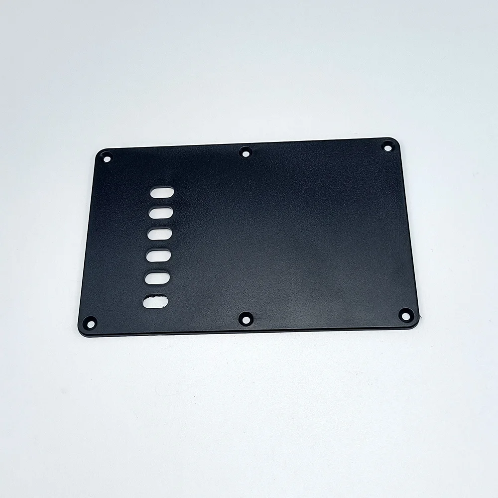 ABS 6 Holes Guitar Tremolo Cavity Cover Back Plate Standard Guitar Replacement for ST Electric Guitar Part Accessories