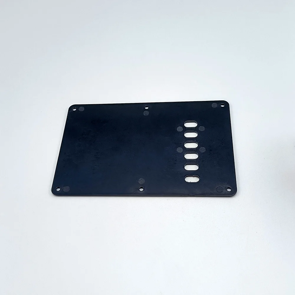 ABS 6 Holes Guitar Tremolo Cavity Cover Back Plate Standard Guitar Replacement for ST Electric Guitar Part Accessories