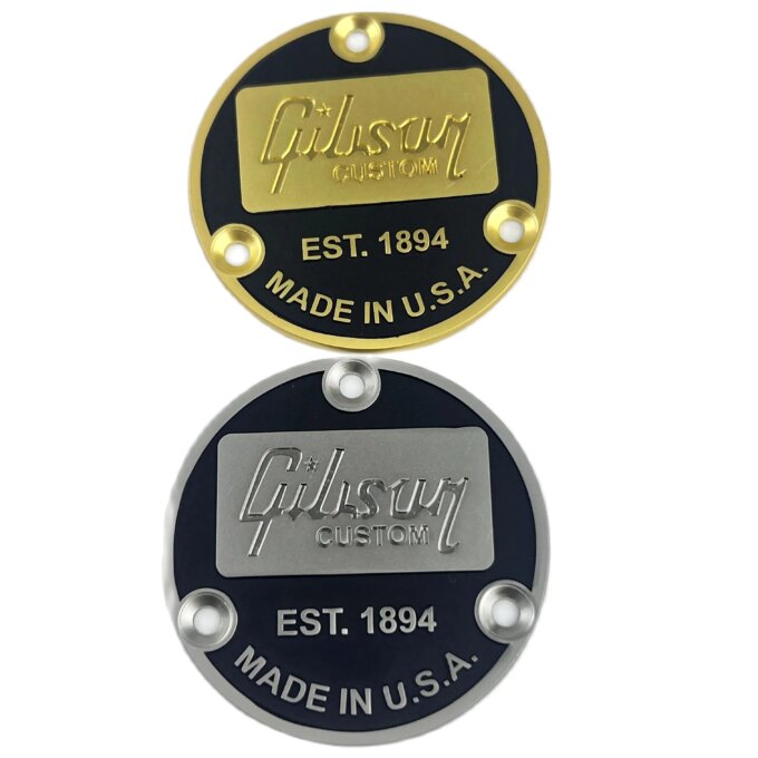 LP Guitar Back Cover Smoked Black Metal Toggle Switch Silver - Image 4