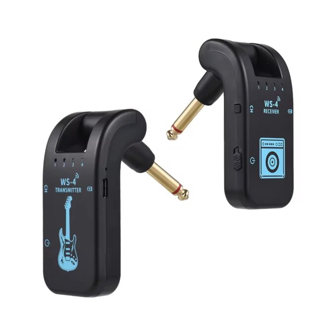 2.4G Wireless Guitar System Guitar Transmitter Receiver Set for Electric Guitar Bass 48K/16bit Real-time Transmission - Image 2