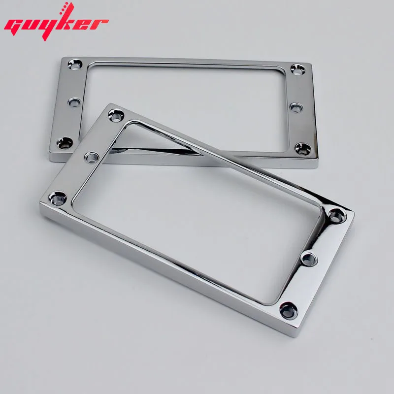 1 Set Pickup Mounting Rings for Humbucker Pickups Cover Frame Flat Top Set Six Colors Available For Electric Guitar or Bass