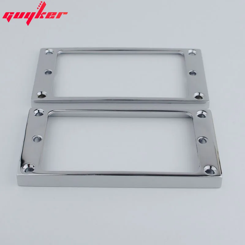 1 Set Pickup Mounting Rings for Humbucker Pickups Cover Frame Flat Top Set Six Colors Available For Electric Guitar or Bass