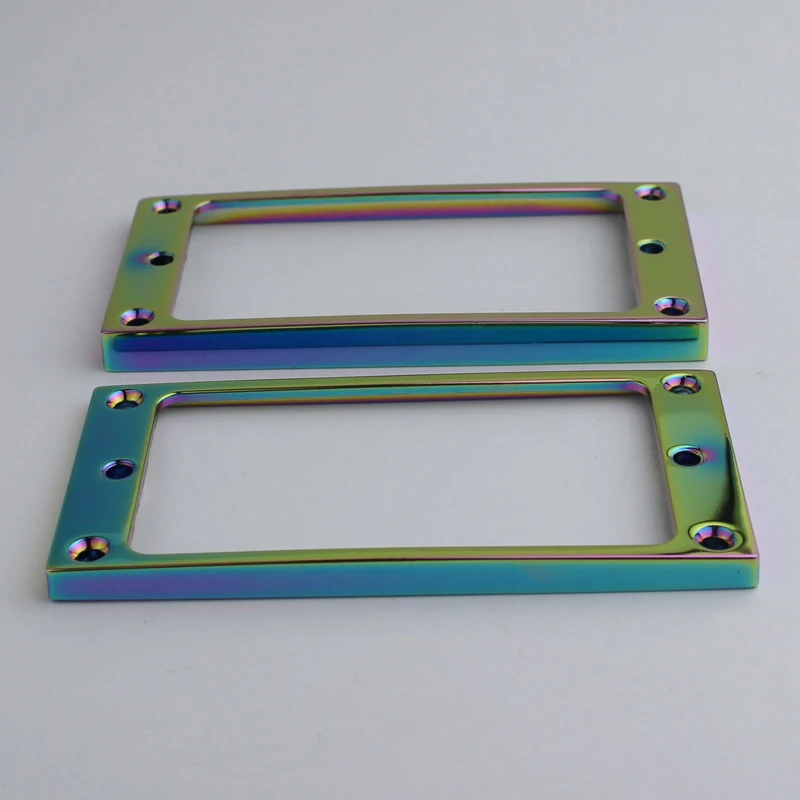 1 Set Pickup Mounting Rings for Humbucker Pickups Cover Frame Flat Top Set Six Colors Available For Electric Guitar or Bass