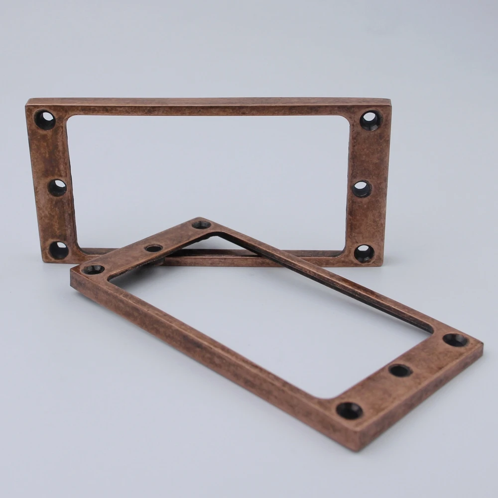1 Set Pickup Mounting Rings for Humbucker Pickups Cover Frame Flat Top Set Six Colors Available For Electric Guitar or Bass