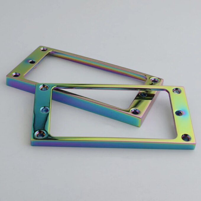 1 Set Pickup Mounting Rings for Humbucker Pickups Cover Frame Flat Top Set Six Colors Available For Electric Guitar or Bass - Image 4