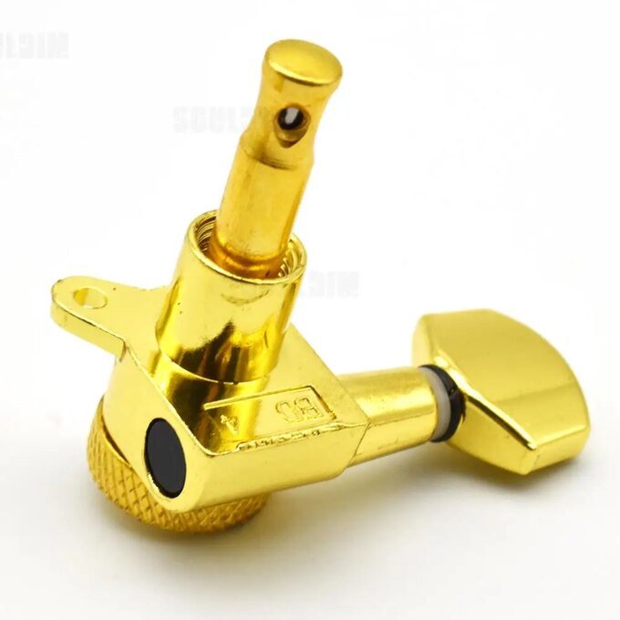 6pcs Auto Locked Locking String Guitar Tuning Pegs keys Tuners Machine Heads for ST TL Electric Acoustic Guitar Gold - Image 5