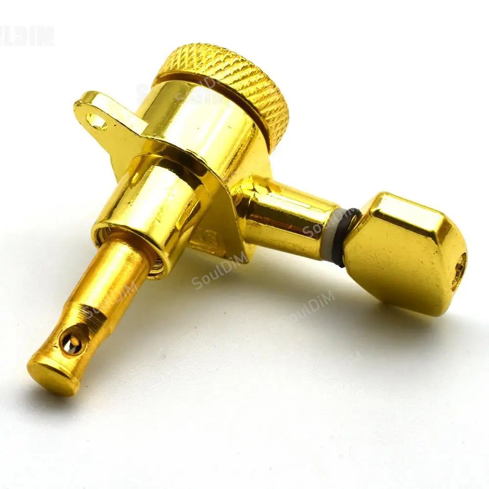 6pcs Auto Locked Locking String Guitar Tuning Pegs keys Tuners Machine Heads for ST TL Electric Acoustic Guitar Gold