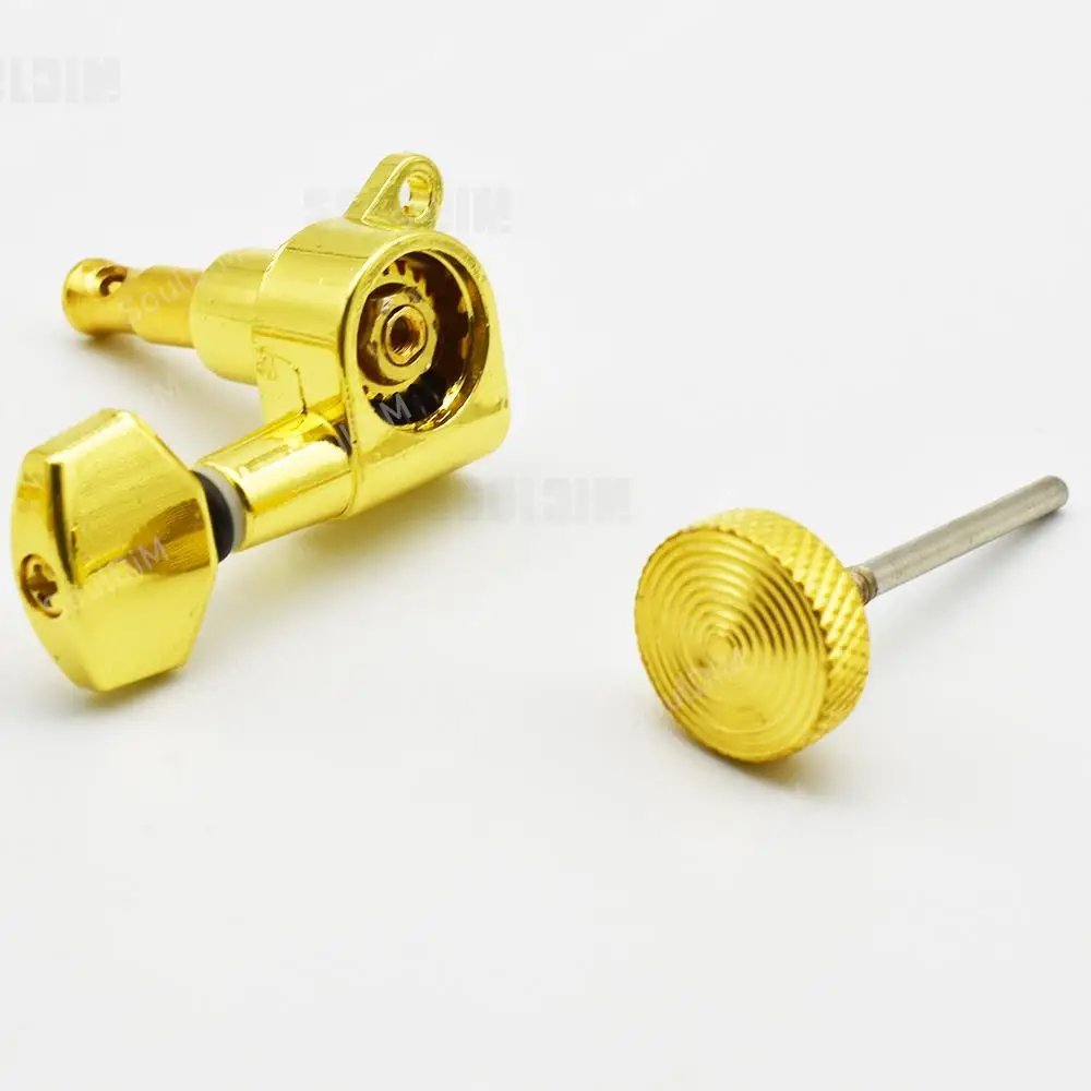 6pcs Auto Locked Locking String Guitar Tuning Pegs keys Tuners Machine Heads for ST TL Electric Acoustic Guitar Gold