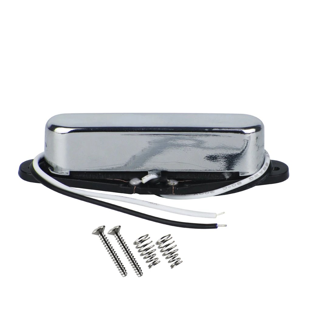 FLEOR 1PCS Alnico 5 Electric Guitar Pickup Neck Single Coil Pickup Fit TL Guitar Parts,Chrome/Gold /Black Choose