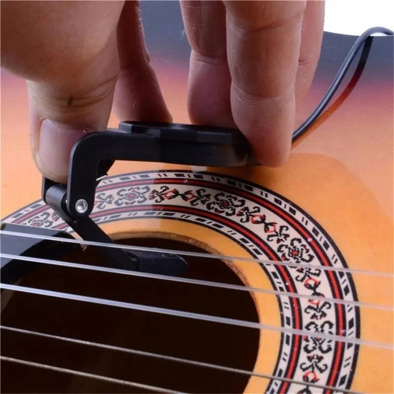 Length 3M Audio Jack Clip on Pickup for Acoustic GuitarMandolinBouzoukiViolinBanjoUkulele Sound Pickup Transducer Guitars