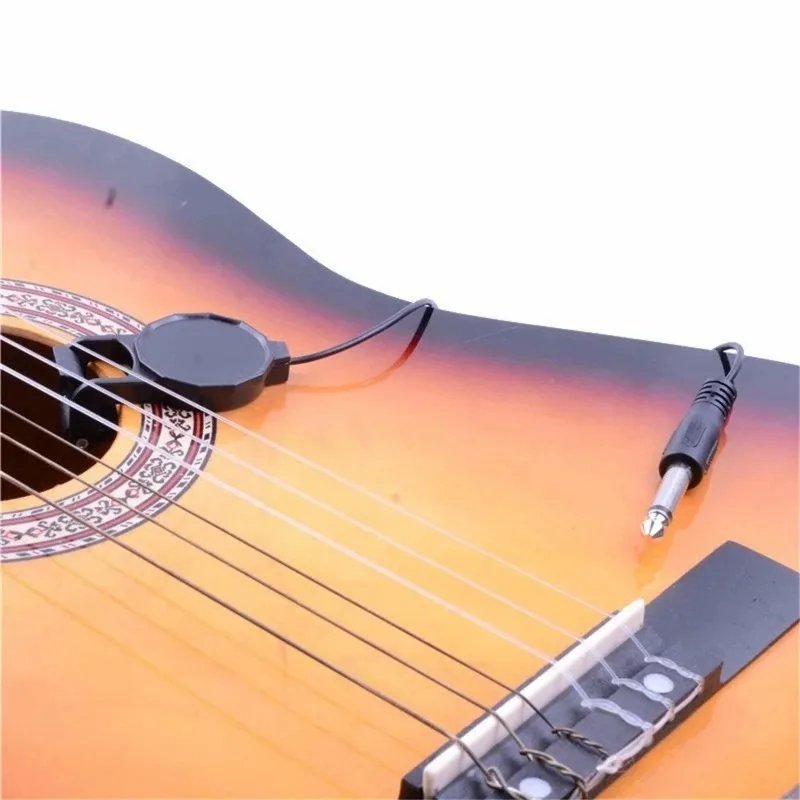 Length 3M Audio Jack Clip on Pickup for Acoustic GuitarMandolinBouzoukiViolinBanjoUkulele Sound Pickup Transducer Guitars