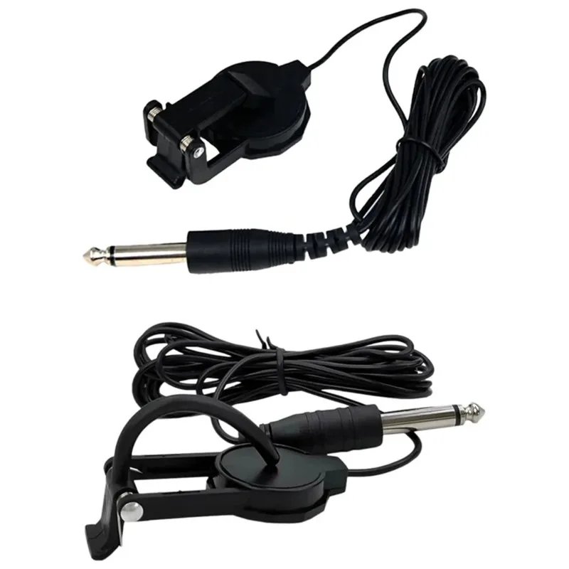 Length 3M Audio Jack Clip on Pickup for Acoustic GuitarMandolinBouzoukiViolinBanjoUkulele Sound Pickup Transducer Guitars