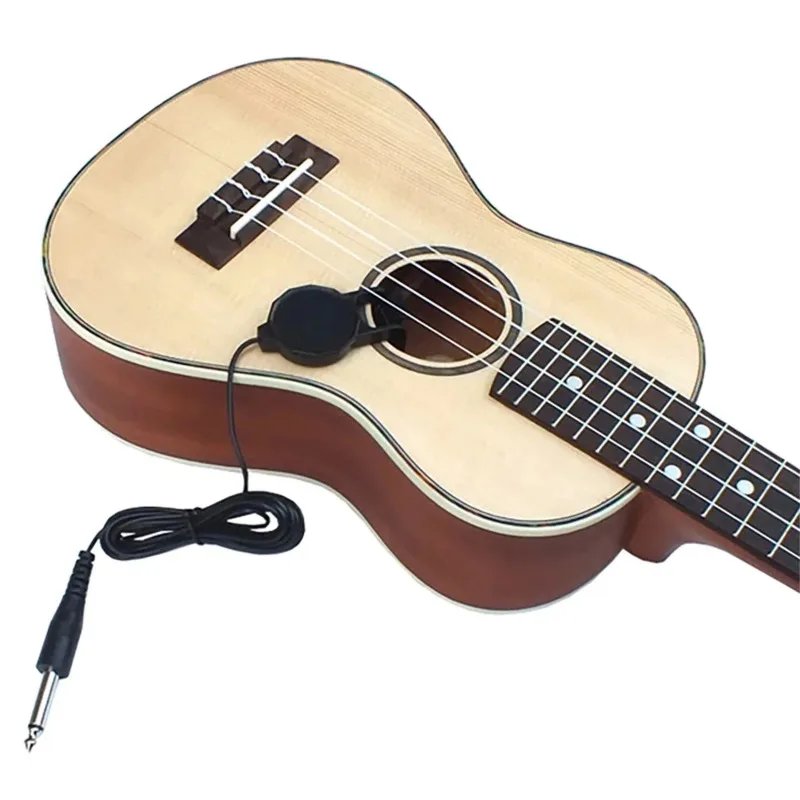 Length 3M Audio Jack Clip on Pickup for Acoustic GuitarMandolinBouzoukiViolinBanjoUkulele Sound Pickup Transducer Guitars