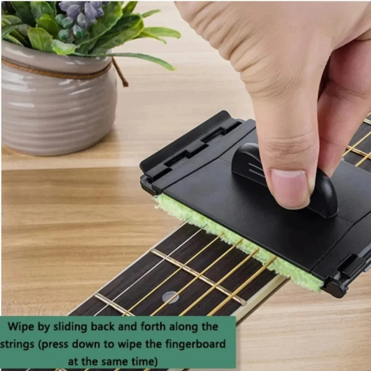 Miwayer Guitar String Cleaner Clean Fretboard Cloth Tool for Maintenance and Care of Violin, Bass, Ukulele, Electric Guitars