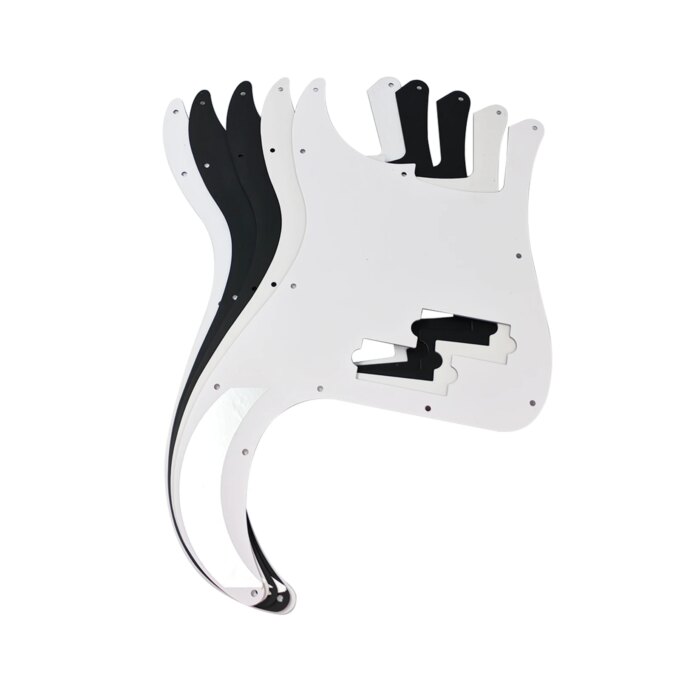 PHRILAM Bass Pickguard Bass 4 Strings Guitar Scratch Plate 13 Holes for PB Bass Without Truss Rod Hole Style - Image 2
