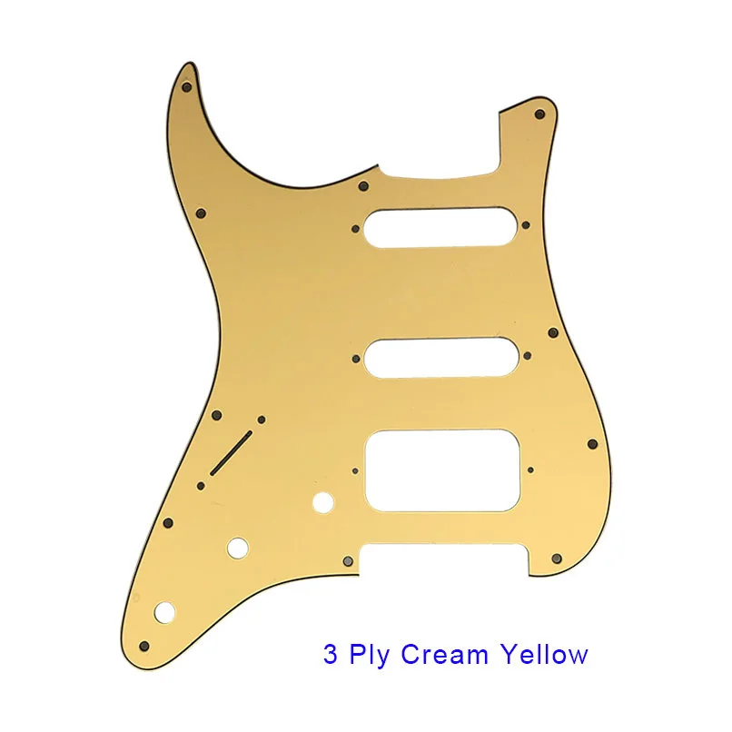 Guitar Parts -For USAMexico Fd Left Handed Stratocaster 72' 11 Screw Hole Standard Humbucker Hss Guitar pickguard Scratch Plate