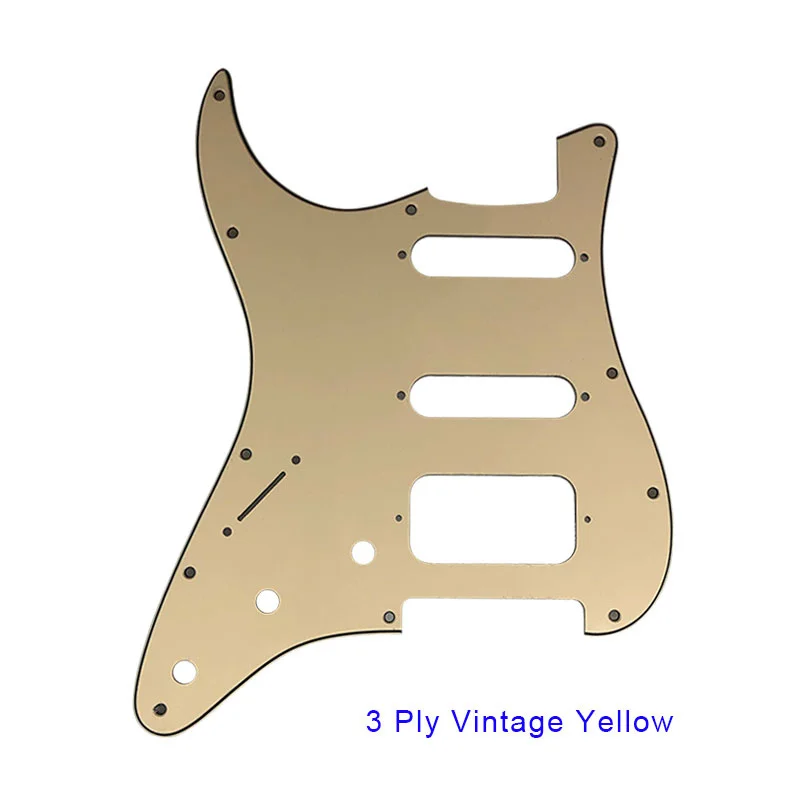 Guitar Parts -For USAMexico Fd Left Handed Stratocaster 72' 11 Screw Hole Standard Humbucker Hss Guitar pickguard Scratch Plate