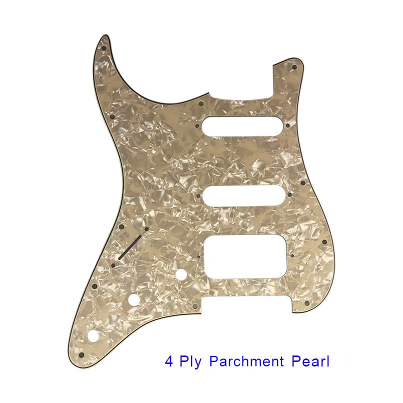 Guitar Parts -For USAMexico Fd Left Handed Stratocaster 72' 11 Screw Hole Standard Humbucker Hss Guitar pickguard Scratch Plate