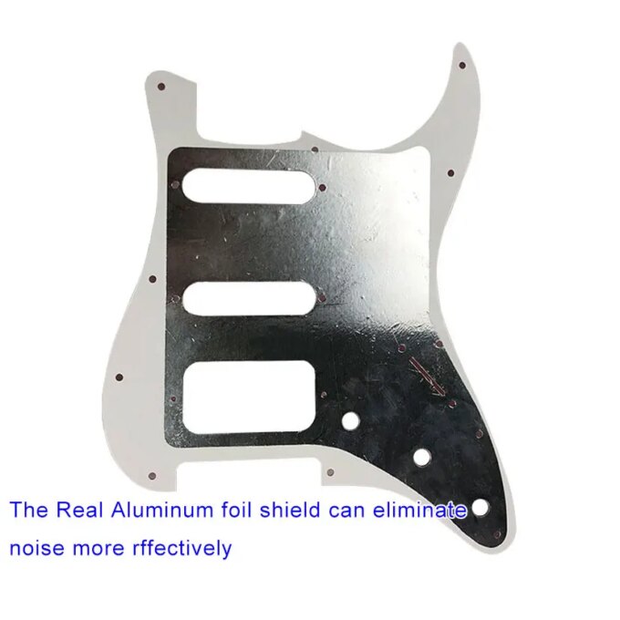 Guitar Parts -For USAMexico Fd Left Handed Stratocaster 72' 11 Screw Hole Standard Humbucker Hss Guitar pickguard Scratch Plate - Image 5