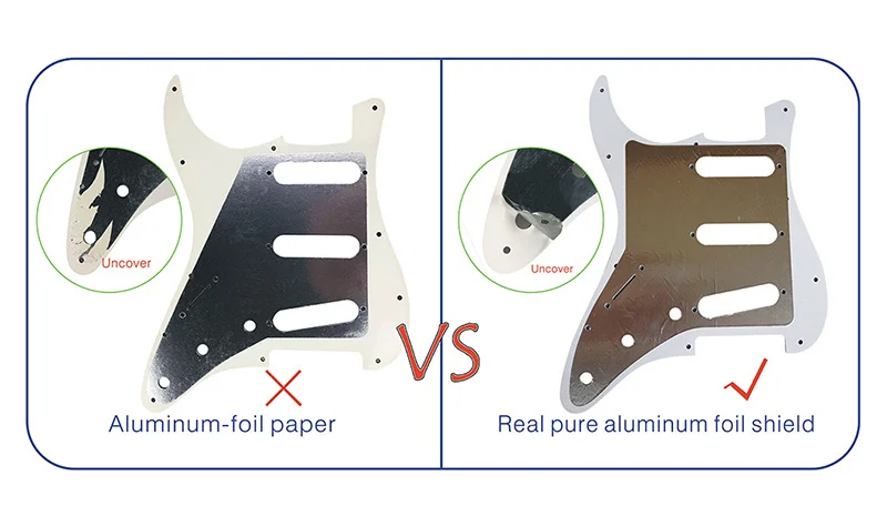 Guitar Parts -For USAMexico Fd Left Handed Stratocaster 72' 11 Screw Hole Standard Humbucker Hss Guitar pickguard Scratch Plate