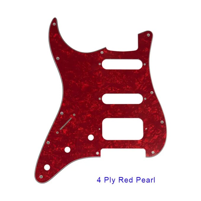 Guitar Parts -For USAMexico Fd Left Handed Stratocaster 72' 11 Screw Hole Standard Humbucker Hss Guitar pickguard Scratch Plate - Image 2