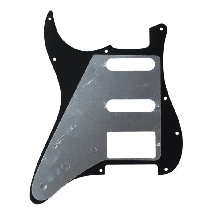 FLEOR Set of 11 Holes SSH ST Electric Guitar Pickguard HSS Scratch Plate & Back Plate & Screws, 8 Colors Choose - Image 3