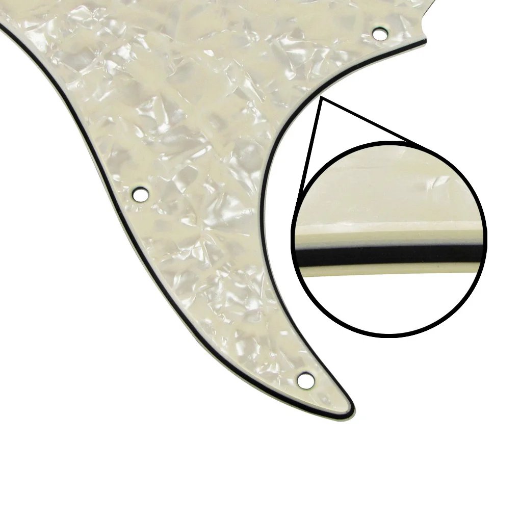FLEOR Set of 11 Holes SSH ST Electric Guitar Pickguard HSS Scratch Plate & Back Plate & Screws, 8 Colors Choose