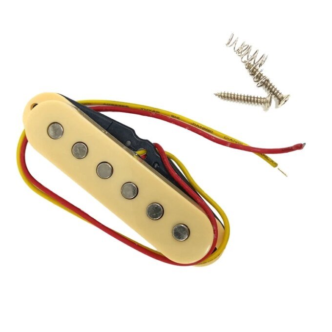Strat Style Electric Guitar Pickup Kit, Single Coil Pickup Loaded Highout Pickup Replacement Fit for 6 String Guitar - Image 2