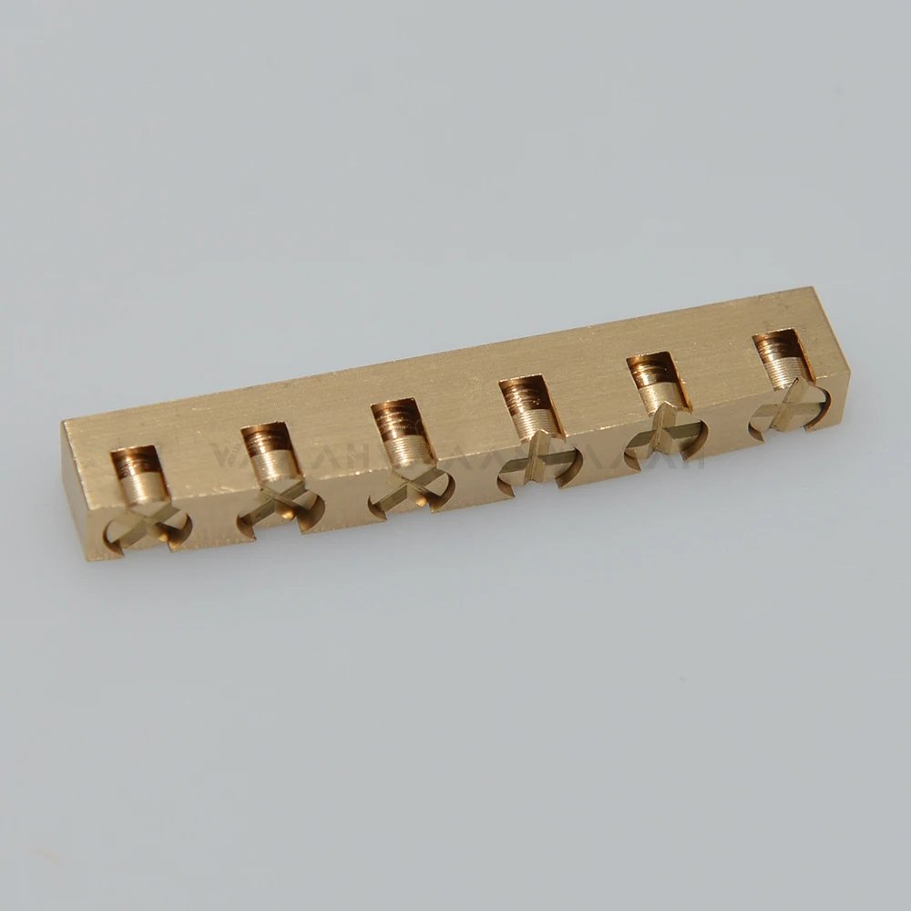 Electric guitar Brass Metal Guitar Nut Height Adjustable 42mm 43 mm Width for ST LP Guitar