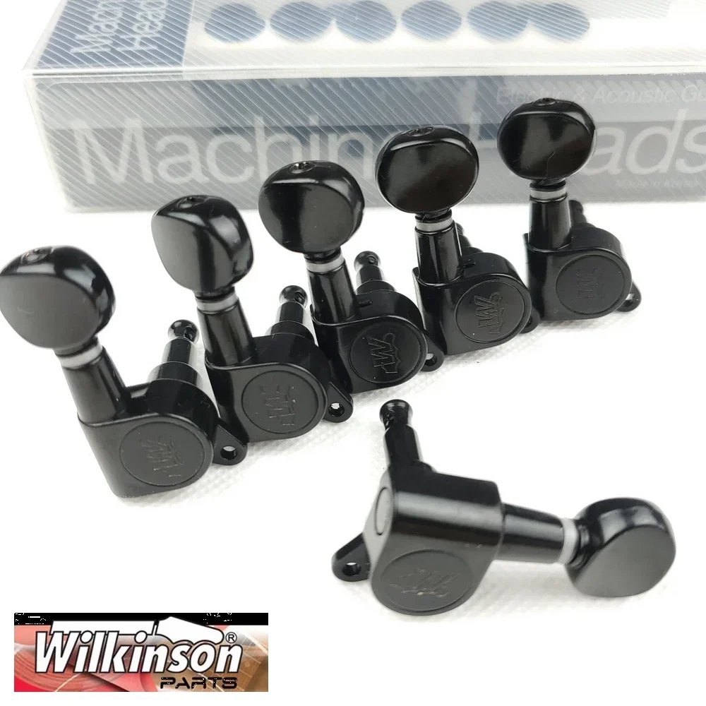 Wilkinson WJN-05 Electric Guitar Machine Heads Tuners Mini Oval Tuner for ST TL Black Tuning Pegs ( With packaging ) Wilkinson WJN-05 Electric Guitar Machine Heads Tuners Mini Oval Tuner for ST TL Black Tuning Pegs ( With packaging )