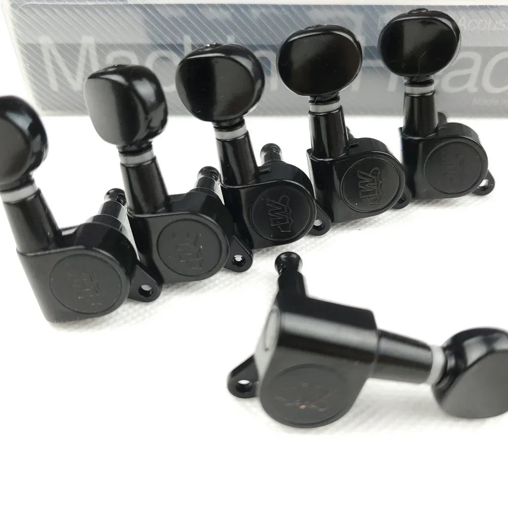 Wilkinson WJN-05 Electric Guitar Machine Heads Tuners Mini Oval Tuner for ST TL Black Tuning Pegs ( With packaging ) Wilkinson WJN-05 Electric Guitar Machine Heads Tuners Mini Oval Tuner for ST TL Black Tuning Pegs ( With packaging )